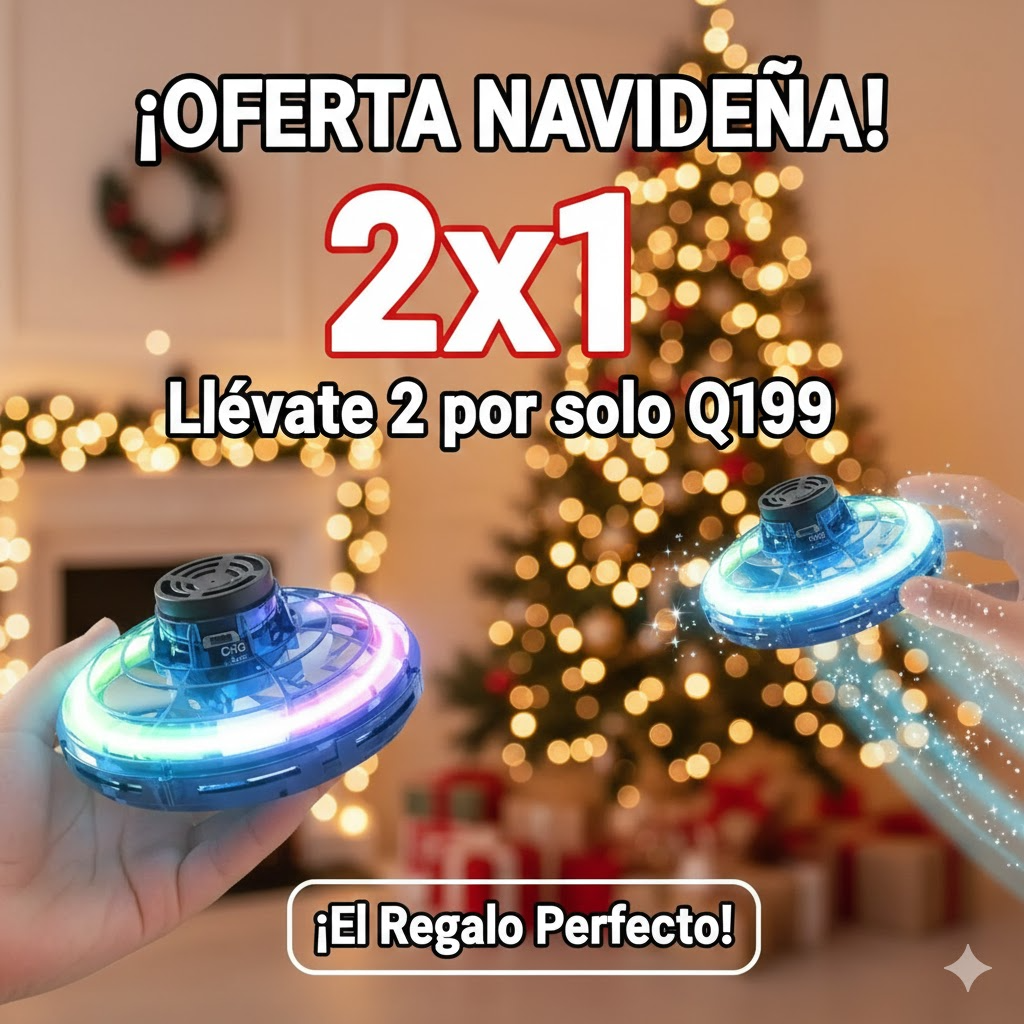 🎁✨ Oferta Navidad: 2x1🎄Juguete Spinner Volador + Envío Gratis 🚚