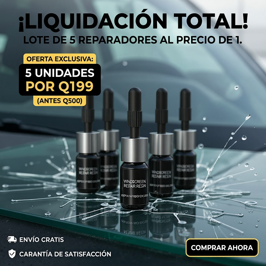 LIQUIDACIÓN 5x1🏷️ Repara Vidrios al instante👨🏽‍🔧 + Envío gratis🎁🎁