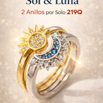 🎁 Anillos Sol y Luna – El Regalo Perfecto 💖 ⏰ Oferta Solo Hoy + 🚚 Envío Gratis