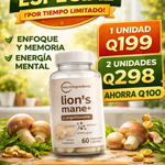 🦁 Melena de León🍄– Enfoque + Inmunidad 🧠 Oferta de marzo🎄Envío Gratis🔥