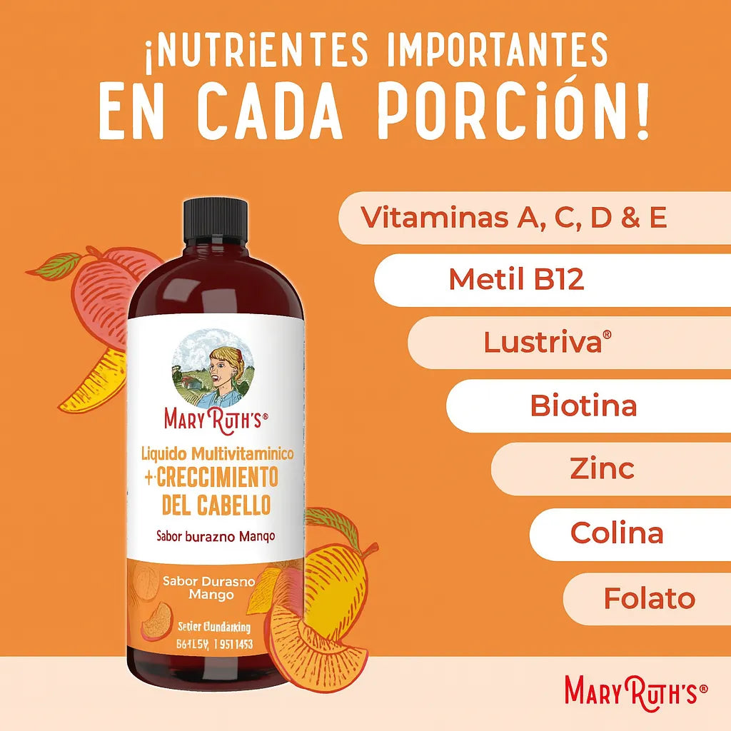 ¡SOLO POR HOY 🏷️! MULTIVITAMINICO CAPILAR MARY RUTH'S 💇‍♀️ Para fortalece tu cabello🙂 ENVÍO GRATIS 🎁🎁🎁
