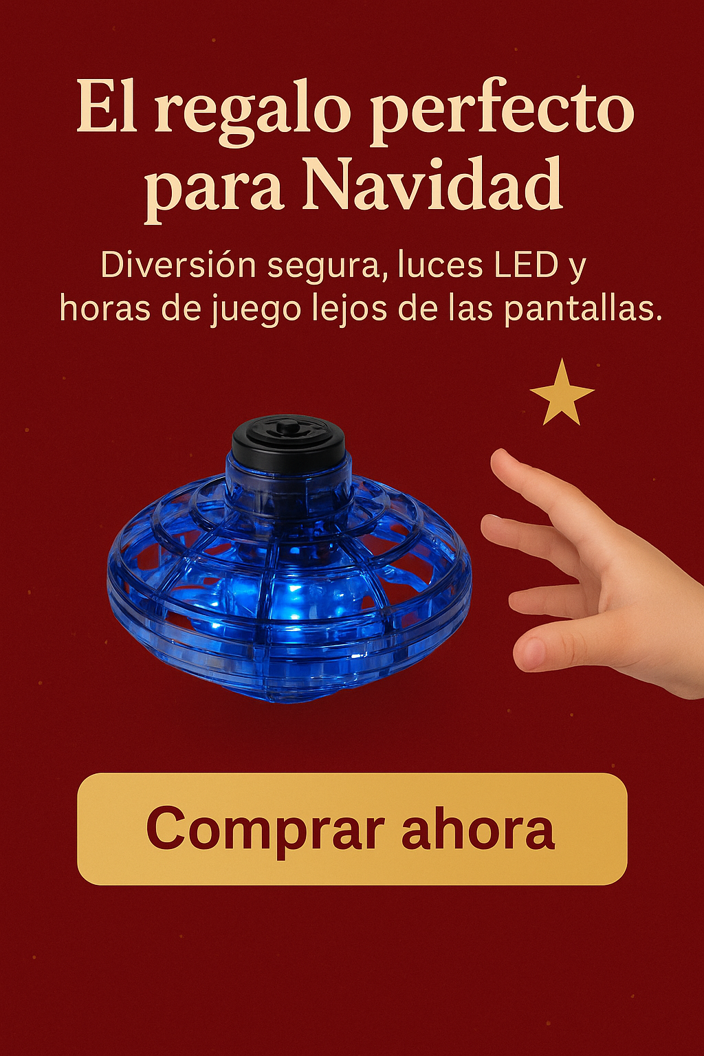 🎁✨ Oferta Navidad: 2x1🎄Juguete Spinner Volador + Envío Gratis 🚚