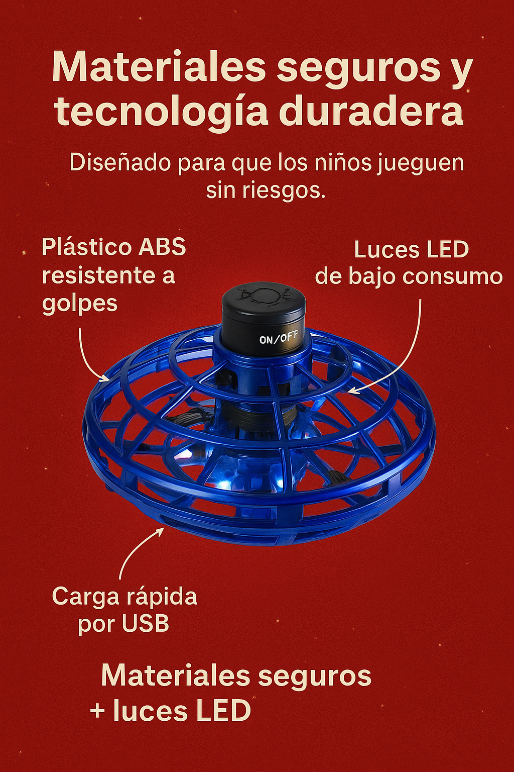 🎁✨ Oferta Navidad: 2x1🎄Juguete Spinner Volador + Envío Gratis 🚚