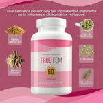 🌸 TrueFem Balance – Apoyo Natural para el Equilibrio Hormonal y Bienestar Femenino ✨